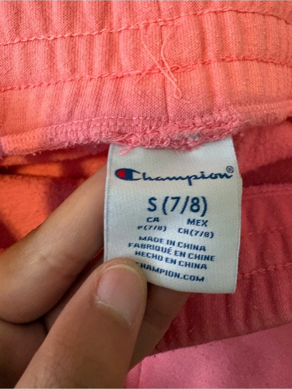 Champion Kids Pink Wide-Leg Sweatpants